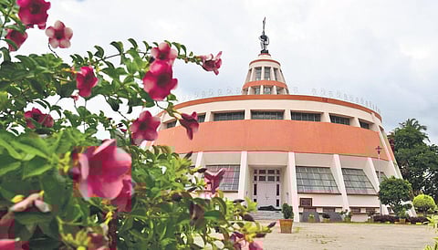 Satyagraha Soudha was constructed to commemorate the Shivapura Dhwaja Satyagraha of 1938 | SHRIRAM BN