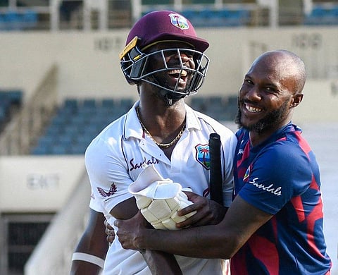 West indies secured a win in the first Test against Pakistan by 1 wicket. (Photo | Windies Cricket)