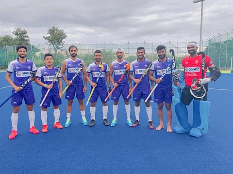 The Indian men's hockey team (Photo | EPS)