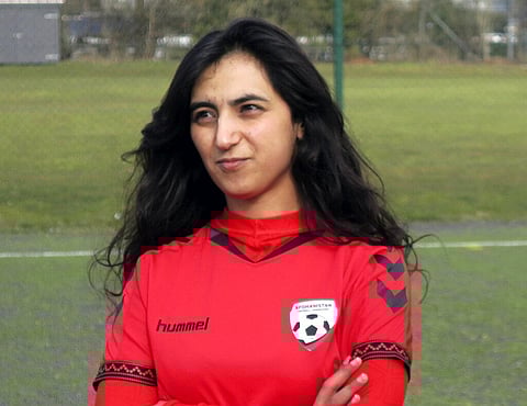 Khalida Popal, the former Afghanistan national women's team captain (Photo | AP)
