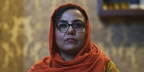 Afghan Women Network executive director Mary Akrami (File photo| AFP)