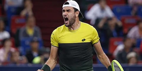 ATP World Number Eight Matteo Berrettini (Photo | AP)