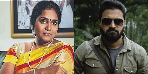 Sandalwood actor Rishab Shetty (L) and National Award-winning actress Archana