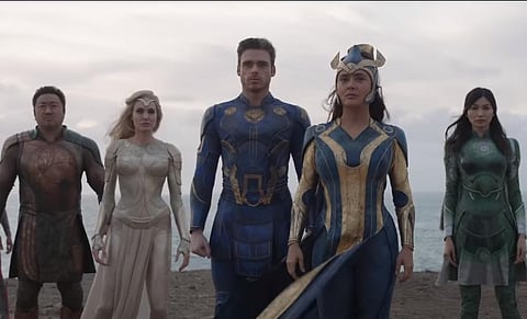 A still from Eternals trailer. (Photo | Youtube)