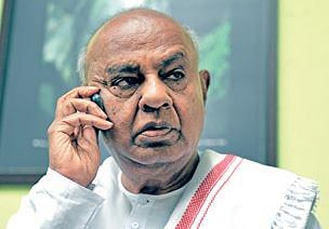 JDS supremo HD Deve Gowda