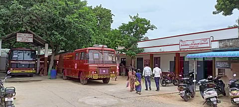 The fire station is operating out of the Ariyalur taluk office complex (Photo | Express)
