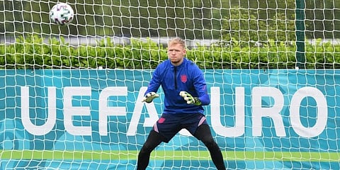 English goalkeeper Aaron Ramsdale (File Photo | AFP)