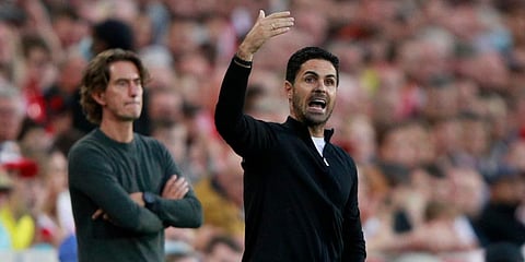 Arsenal gaffer Mikel Arteta (Photo | AP)