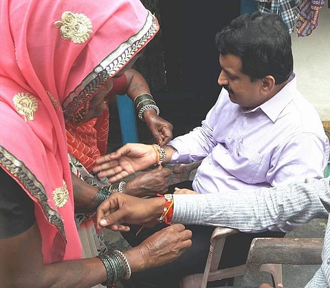 Rakhi brother Dr Dinesh Mishra. (Photo | Special Arrangement)