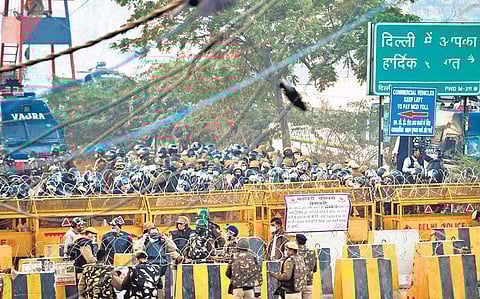 Farmers have been protesting at Delhi borders for over nine months