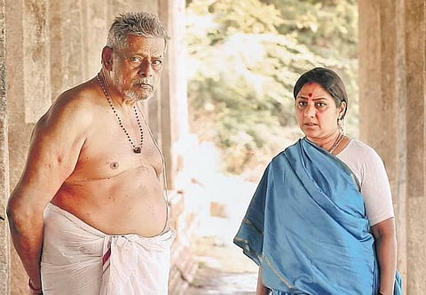 Delhi Ganesh and Rohini in a still from Navarasa