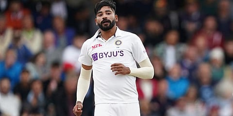 Indian pacer Mohammed Siraj