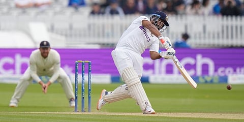 India's Rishabh Pant in action. (Photo | AP)
