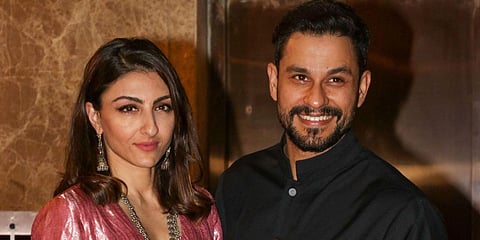 Actor-couple Soha Ali Khan (L) and Kunal Kemmu (File photo| PTI)
