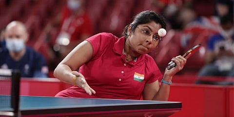 Indian paddler Bhavinaben Patel (Photo @ttfitweet)