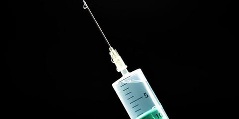 Representational image of a syringe.