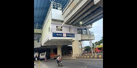 Kengeri was supposed to be the terminating station of the Phase 2 Metro extension. (Photo | S Lalitha)