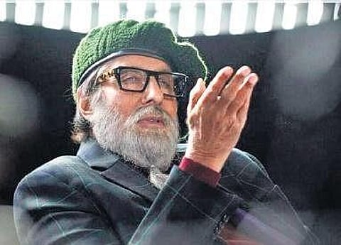 Amitabh Bachchan in a still from 'Chehre'