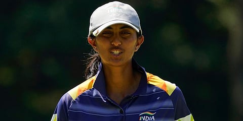 Indian golfer Aditi Ashok (Photo| AFP)