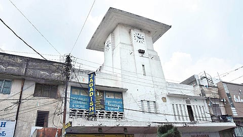 100-year-old clock tower in Monda Market, Secunderabad