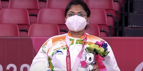 Tokyo Paralympics silver medalist Bhavina Patel (Photo | Twitter)