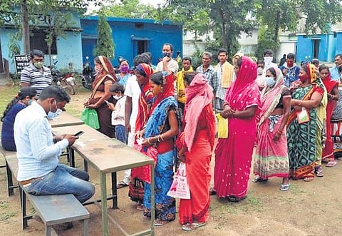 Field officials travelled to remote areas, dispelled the myths related to vaccination and achieved the target of administering at least one dose to the entire adult population | Express