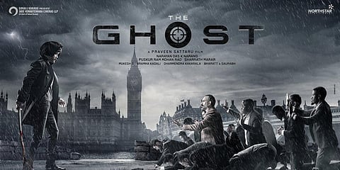 A poster of Nagarjuna Akkineni-starrer 'Ghost' (Photo| IMDb)