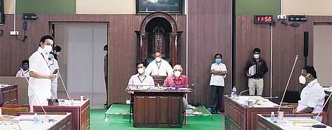 This despite ruling party members raising serious allegations against the previous AIADMK regime throughout the week. T