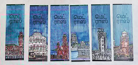 Madras-themed posters