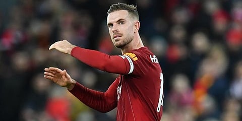 Liverpool player Jordan Henderson (Photo | AP)