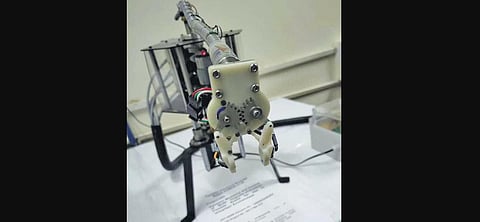 Miniature robot developed by Dr D Roy of BARC and Prof S Chakraverty of NIT-R | Express
