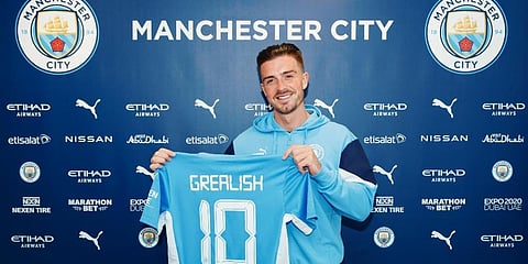 Premier League champion Manchester City signed Jack Grealish (Photo @ManCity)
