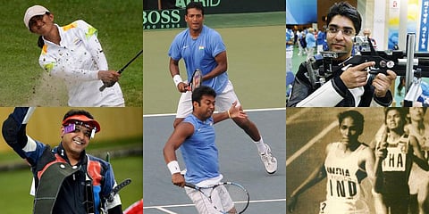 Many Indian athletes have agonizingly finished fourth at Olympics over the last century. (Photo | AP and EPS)