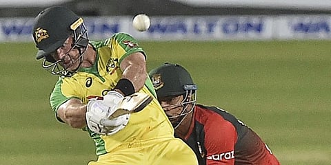 Dan Christian's 15-ball 39 easing the chase after the bowlers had restricted Bangladesh to 104. (Photo | AFP)