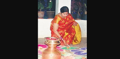 Usha Dubey, author's mother