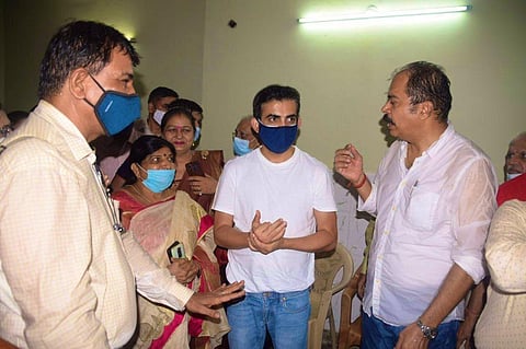 Gambhir also promised to complete the ongoing construction works as soon as possible.