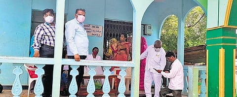 Residents of Dawal Malik village get vaccinated on Tuesday | Express