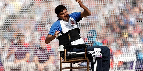 India's Amit Kumar registered throws of 25.41m, 27.77m, 24.86m, and 26.68m. (File Photo | PTI)
