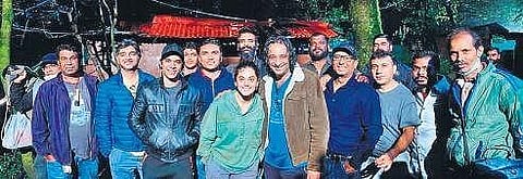 A photo from the 'Blurr' sets.