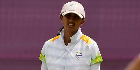 Indian golfer Aditi Ashok (Photo| AP)