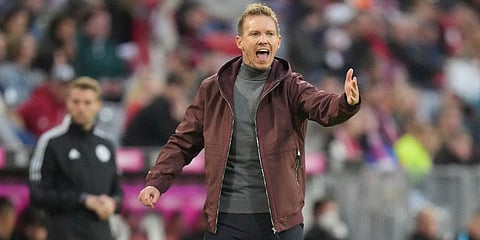 Bayern Munich's head coach Julian Nagelsmann (Photo | AP)