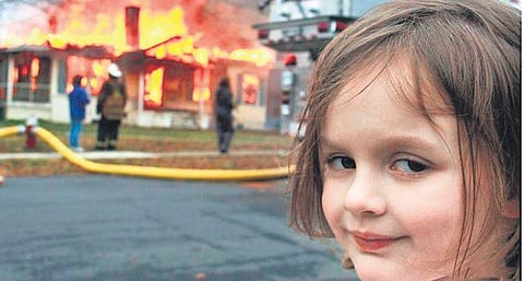 Zoë Roth aka Disaster Girl.