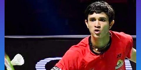 Indian badminton star Priyanshu Rajawat (Photo | BAI Twitter)