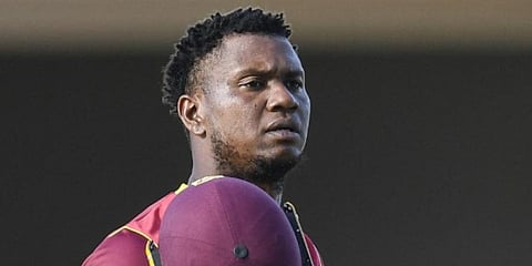 Evin Lewis was the star of the show, make 102 from just 52 balls. (Photo | AFP)