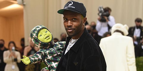 Frank Ocean attends The Metropolitan Museum of Art's Costume Institute benefit gala celebrating the opening of the 'In America: A Lexicon of Fashion'Â exhibition in New York. (Photo | AP)