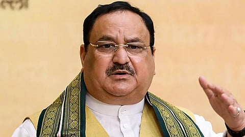 BJP president and Union Health minister JP Nadda.