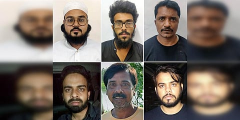 Delhi Police Special Cell has busted a Pak-organised terror module and arrested 6 people including two terrorists. (Photo| ANI)
