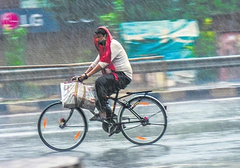 Junagadh district in Saurashtra received the highest amount of rainfall. (File photo| EPS)