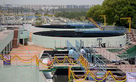 The sewage treatment plant at Koramangala-Challaghatta Valley. (File | EPS)