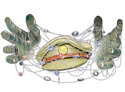 Representational image of cyber crime.